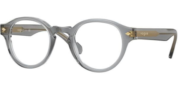 Dioptrické brýle Vogue model 5332, barva obruby šedá čirá lesk, stranice šedá čirá lesk, kód barevné varianty 2820. 