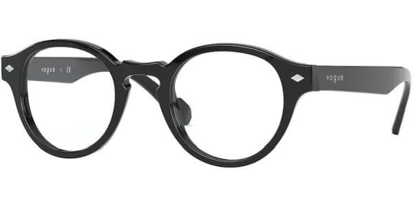 Dioptrické brýle Vogue model 5332, barva obruby černá lesk, stranice černá lesk, kód barevné varianty W44. 