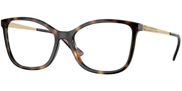 Dioptrické brýle Vogue model 5334, barva obruby hnědá lesk, stranice zlatá lesk, kód barevné varianty W656. 