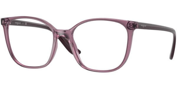 Dioptrické brýle Vogue model 5356, barva obruby fialová čirá lesk, stranice fialová lesk, kód barevné varianty 2761. 