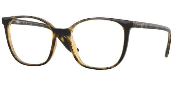Dioptrické brýle Vogue model 5356, barva obruby hnědá lesk, stranice hnědá lesk, kód barevné varianty W656. 