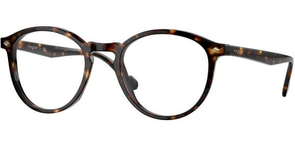 Dioptrické brýle Vogue model Luxottica, barva obruby hnědá lesk, stranice hnědá lesk, kód barevné varianty W656. 