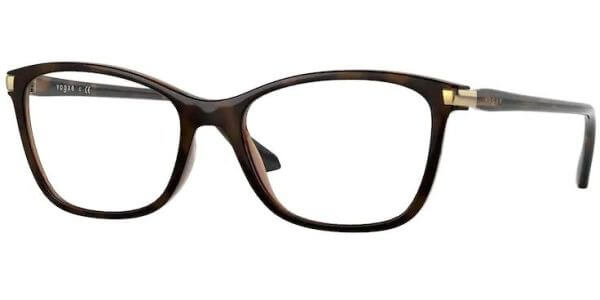 Dioptrické brýle Vogue model 5378, barva obruby hnědá lesk, stranice hnědá lesk, kód barevné varianty 2386. 