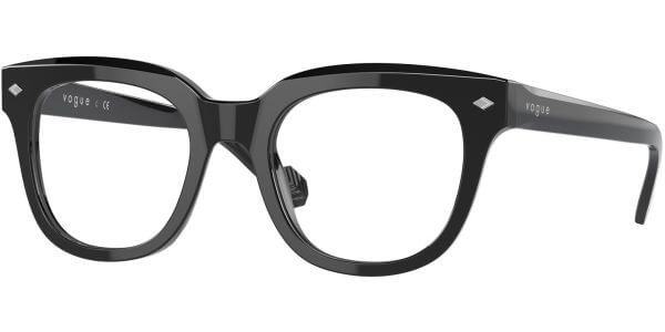 Dioptrické brýle Vogue model 5402, barva obruby černá lesk, stranice černá lesk, kód barevné varianty W44. 