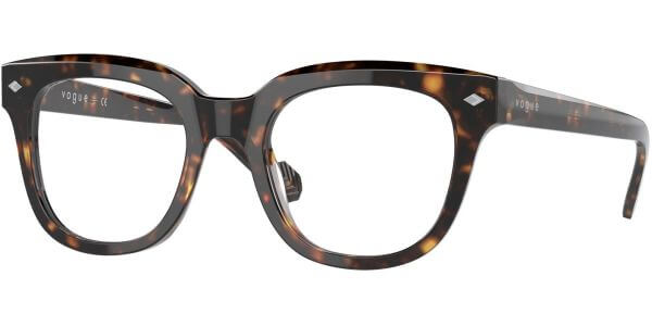 Dioptrické brýle Vogue model 5402, barva obruby hnědá lesk, stranice hnědá lesk, kód barevné varianty W656. 
