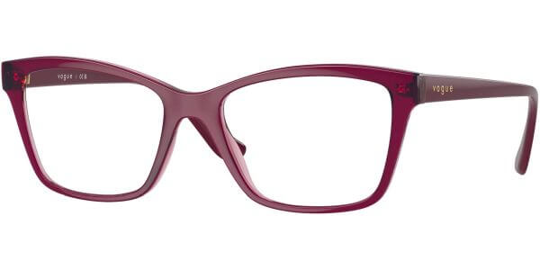 Dioptrické brýle Vogue model 5420, barva obruby fialová růžová lesk, stranice fialová lesk, kód barevné varianty 2909. 