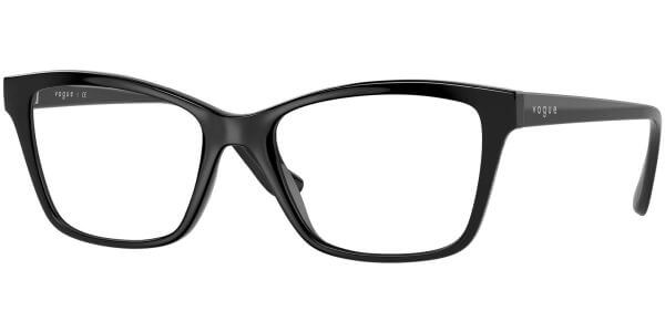 Dioptrické brýle Vogue model 5420, barva obruby černá lesk, stranice černá lesk, kód barevné varianty W44. 