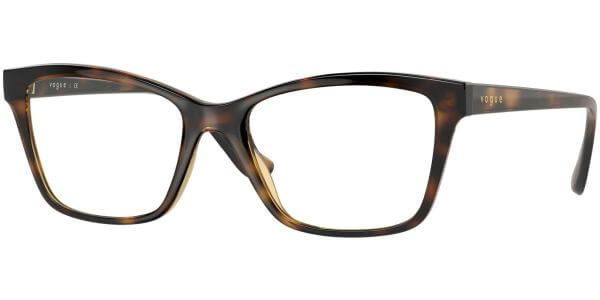 Dioptrické brýle Vogue model 5420, barva obruby hnědá lesk, stranice hnědá lesk, kód barevné varianty W656. 