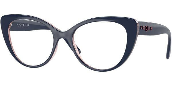 Dioptrické brýle Vogue model 5422, barva obruby modrá růžová lesk, stranice modrá lesk, kód barevné varianty 2993. 