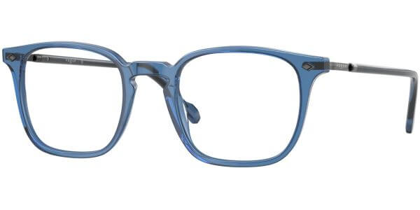 Dioptrické brýle Vogue model 5433, barva obruby modrá čirá lesk, stranice modrá čirá lesk, kód barevné varianty 2983. 