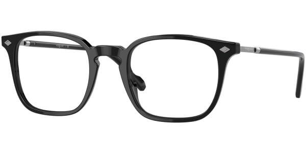 Dioptrické brýle Vogue model 5433, barva obruby černá lesk, stranice černá lesk, kód barevné varianty W44. 