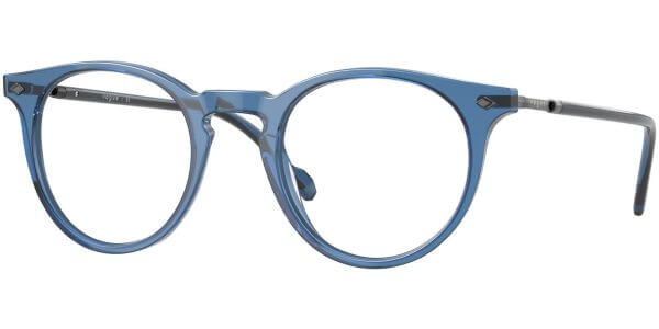 Dioptrické brýle Vogue model 5434, barva obruby modrá čirá lesk, stranice modrá čirá lesk, kód barevné varianty 2983. 