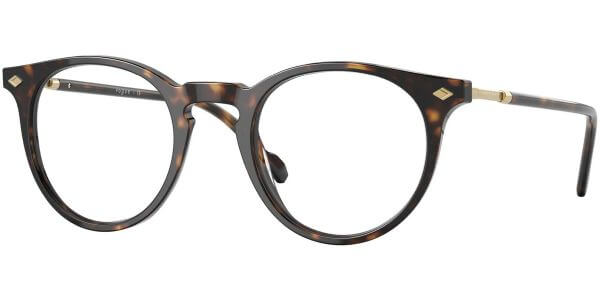 Dioptrické brýle Vogue model 5434, barva obruby hnědá lesk, stranice hnědá lesk, kód barevné varianty W656. 