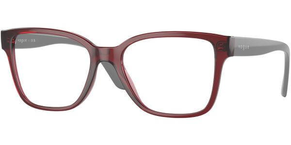 Dioptrické brýle Vogue model 5452, barva obruby vínová lesk, stranice šedá lesk, kód barevné varianty 2924. 