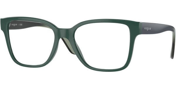 Dioptrické brýle Vogue model 5452, barva obruby zelená lesk, stranice zelená lesk, kód barevné varianty 3050. 