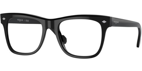 Dioptrické brýle Vogue model 5464, barva obruby černá lesk, stranice černá lesk, kód barevné varianty W44. 