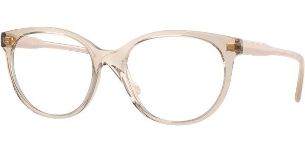 Dioptrické brýle Vogue model 5552, barva obruby béžová čirá lesk, stranice béžová lesk, kód barevné varianty 2884. 