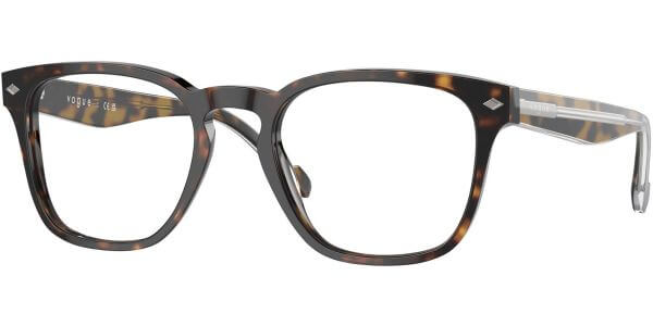 Dioptrické brýle Vogue model 5570, barva obruby hnědá lesk, stranice hnědá lesk, kód barevné varianty W656. 