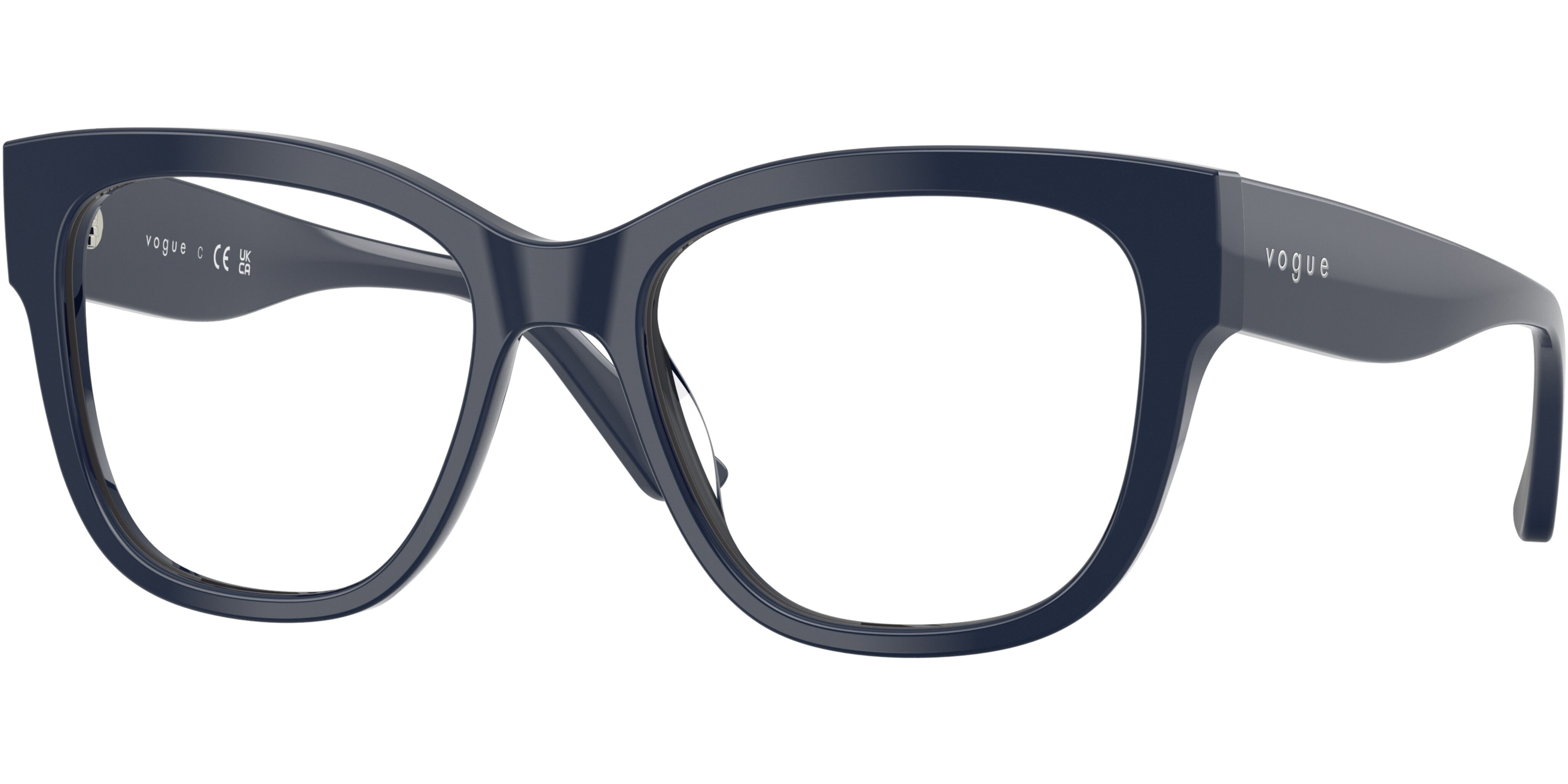 Dioptrické brýle Vogue model 5605, barva obruby modrá lesk, stranice modrá lesk, kód barevné varianty 3240. 