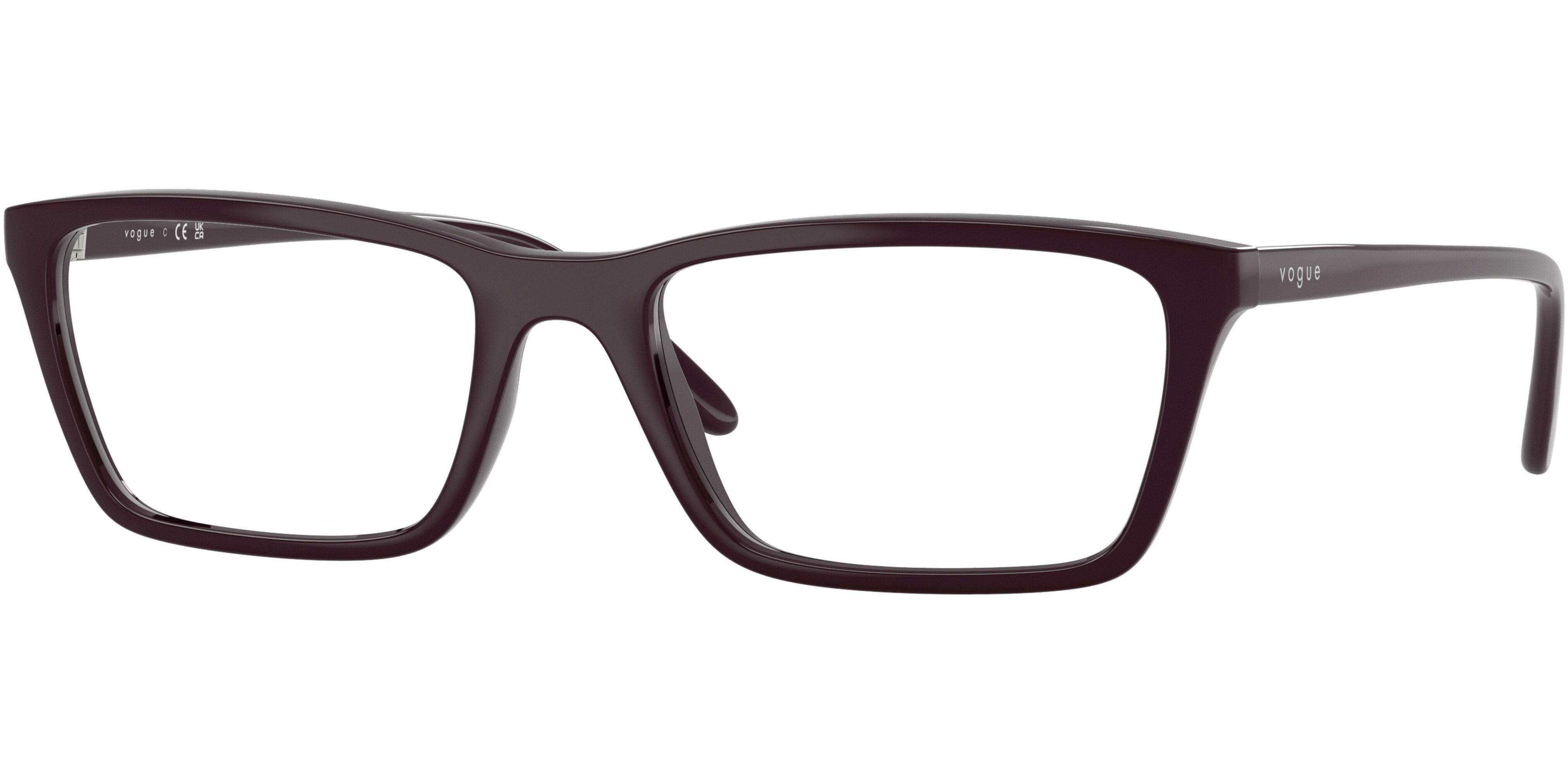 Dioptrické brýle Vogue model 5667, barva obruby fialová lesk, stranice fialová lesk, kód barevné varianty 2426. 