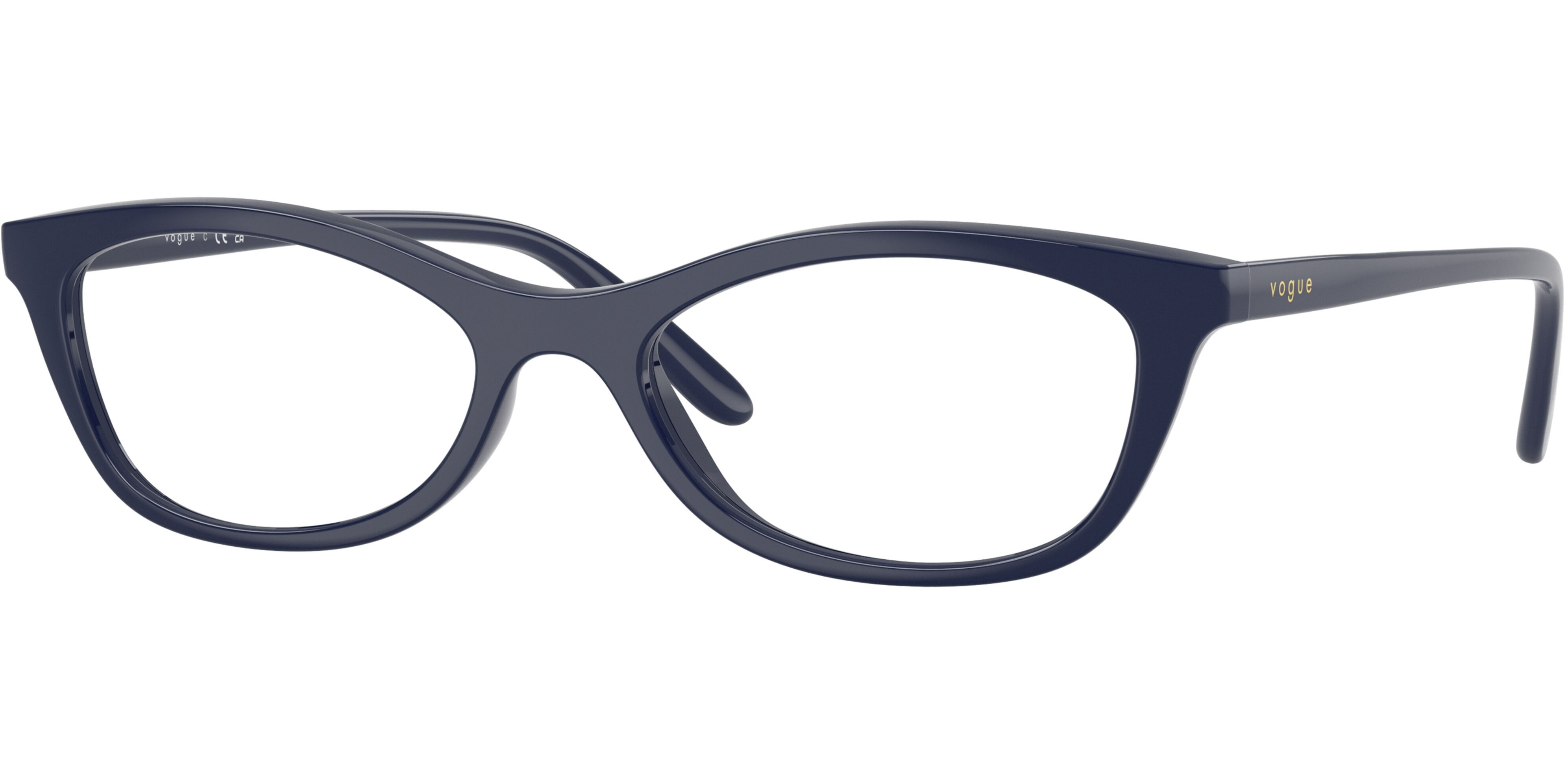 Dioptrické brýle Vogue model 5668, barva obruby modrá lesk, stranice modrá lesk, kód barevné varianty 2288. 
