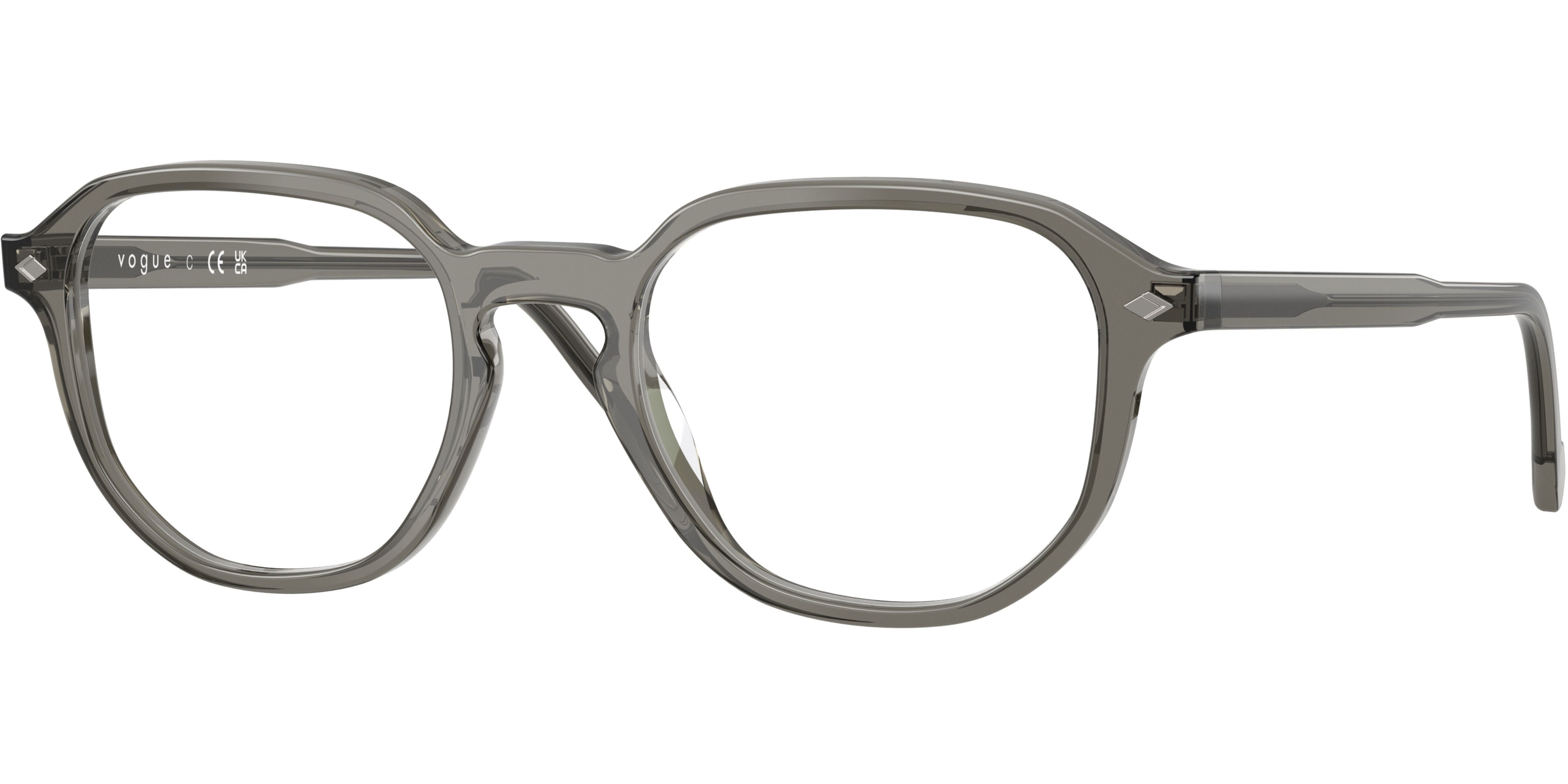 Dioptrické brýle Vogue model 5708, barva obruby šedá lesk, stranice šedá lesk, kód barevné varianty 3294. 