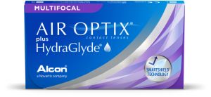 Air Optix plus HydraGlyde Multifocal (3 čoček)