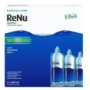 Roztok ReNu MultiPlus 3 x 360ml s 1 pouzdrem