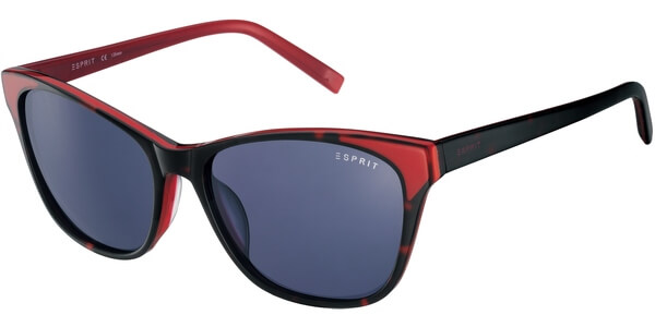 Sluneční brýle Esprit model 17846, barva obruby černá lesk červená, čočka šedá, kód barevné varianty 531. 