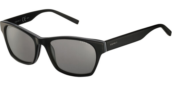 Sluneční brýle Esprit model 17858, barva obruby černá lesk bílá, čočka šedá, kód barevné varianty 538. 