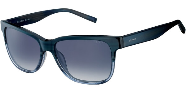 Sluneční brýle Esprit model 17899, barva obruby modrá lesk čirá, čočka šedá gradál, kód barevné varianty 543. 