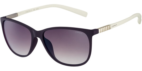 Sluneční brýle Esprit model 17902, barva obruby fialová mat bílá, čočka fialová gradál, kód barevné varianty 577. 