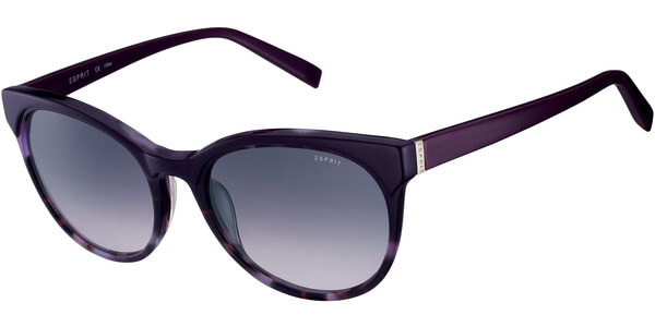 Sluneční brýle Esprit model 17909, barva obruby fialová lesk, čočka fialová gradál, kód barevné varianty 577. 