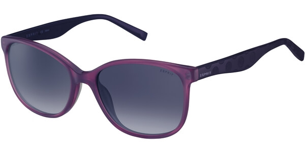Sluneční brýle Esprit model 17932, barva obruby fialová lesk, čočka fialová gradál, kód barevné varianty 577. 