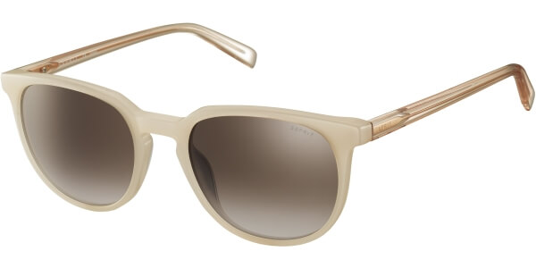 Sluneční brýle Esprit model Charmant, barva obruby béžová lesk bílá, čočka hnědá gradál, kód barevné varianty 565. 