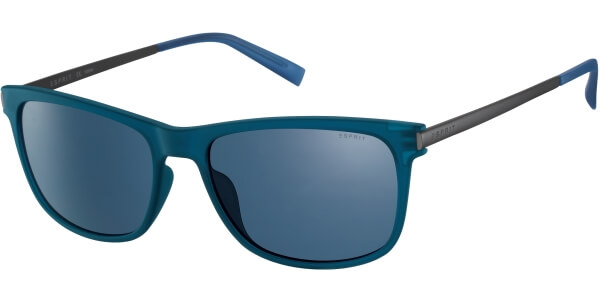 Sluneční brýle Esprit model 17979, barva obruby modrá mat šedá, čočka modrá, kód barevné varianty 543. 