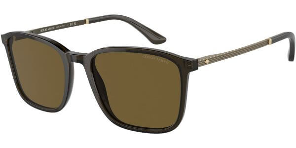 Sluneční brýle Giorgio Armani model 8197, barva obruby zelená lesk černá, čočka hnědá, kód barevné varianty 503073. 