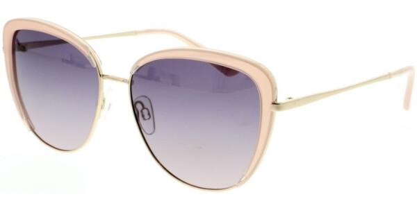 Sluneční brýle HIS model 04103, barva obruby růžová lesk zlatá, čočka růžová gradál polarizovaná, kód barevné varianty 1. 