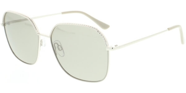 Sluneční brýle HIS model 04125, barva obruby stříbrná lesk, čočka zelená polarizovaná, kód barevné varianty 2. 