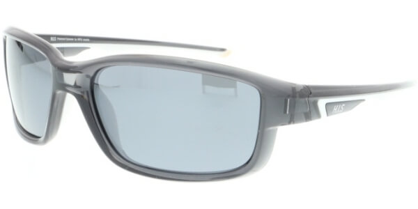 Sluneční brýle HIS model 07105, barva obruby šedá mat, čočka šedá zrcadlo polarizovaná, kód barevné varianty 2. 