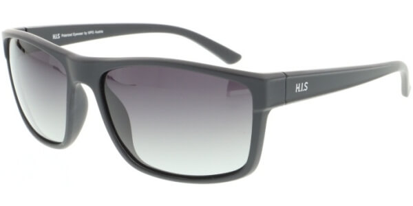 Sluneční brýle HIS model 07111, barva obruby černá mat, čočka hnědá gradál polarizovaná, kód barevné varianty 3. 