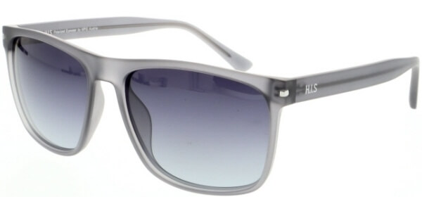 Sluneční brýle HIS model 08111, barva obruby šedá mat, čočka fialová gradál polarizovaná, kód barevné varianty 1. 