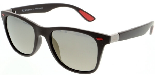 Sluneční brýle HIS model 08115, barva obruby modrá mat, čočka modrá zrcadlo polarizovaná, kód barevné varianty 1. 