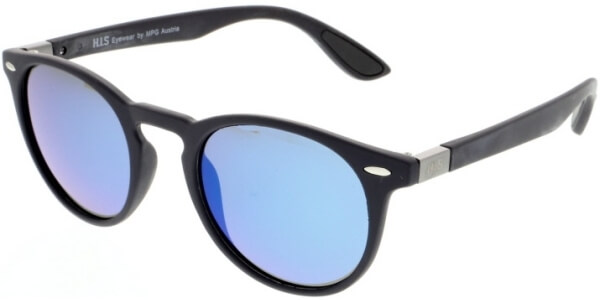 Sluneční brýle HIS model 08118, barva obruby modrá mat, čočka modrá zrcadlo polarizovaná, kód barevné varianty 2. 