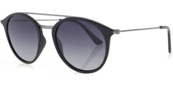 Sluneční brýle HIS model 14113, barva obruby černá lesk šedá, čočka šedá gradál polarizovaná, kód barevné varianty 1. 