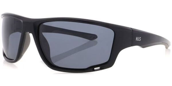 Sluneční brýle HIS model 17103, barva obruby černá mat šedá, čočka šedá polarizovaná, kód barevné varianty 2. 