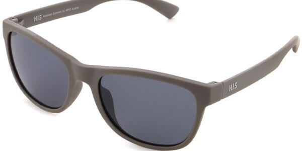 Sluneční brýle HIS model 20101, barva obruby šedá mat, čočka šedá polarizovaná, kód barevné varianty 2. 