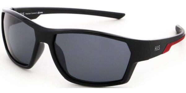 Sluneční brýle HIS model , barva obruby černá mat črná, čočka šedá polarizovaná, kód barevné varianty 1. 