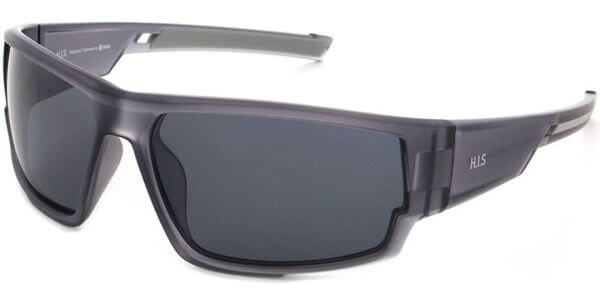 Sluneční brýle HIS model 37108, barva obruby šedá mat, čočka šedá polarizovaná, kód barevné varianty 2. 
