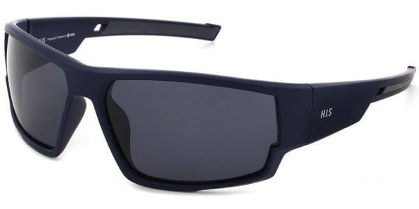 Sluneční brýle HIS model 37108, barva obruby modrá mat, čočka šedá polarizovaná, kód barevné varianty 3. 